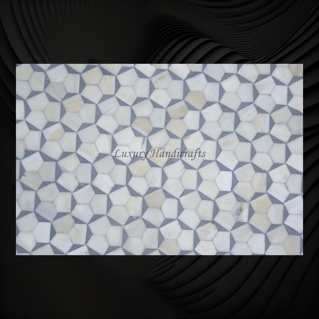 Targua Bone Inlay Coffee Table Grey