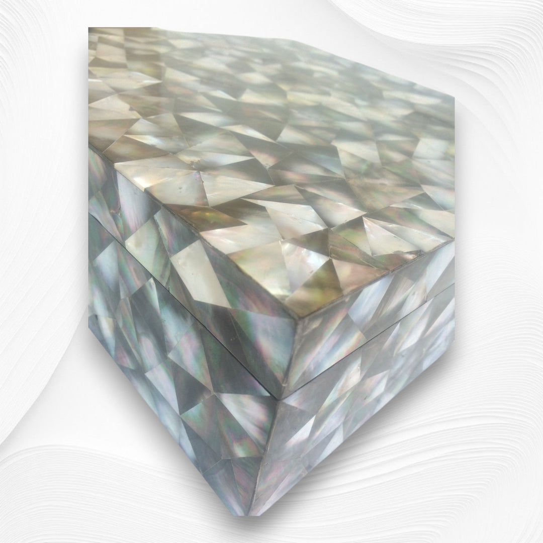 Black Mother of Pearl Inlay Box