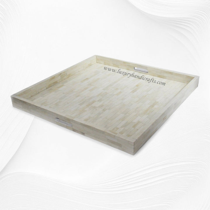 Full Bone Inlay Square Tray