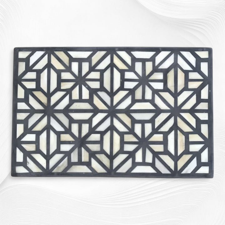 Hope Bone Inlay Box Grey