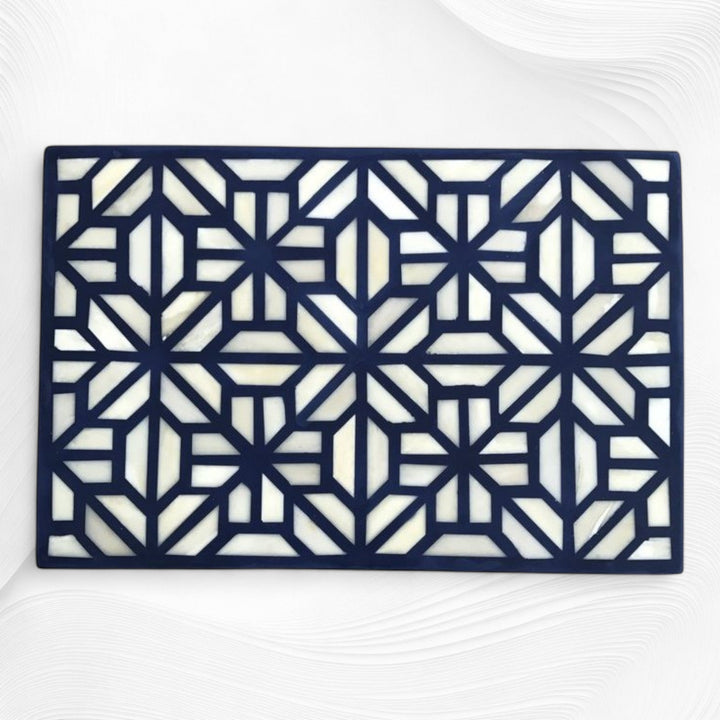 Hope Bone Inlay Box Indigo