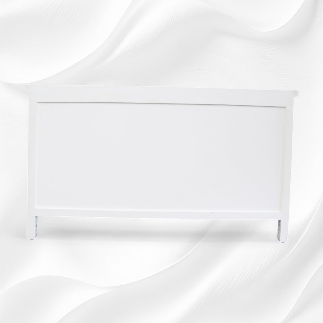 White Mother Of Pearl Inlay Chest Of 7 Drawers Large