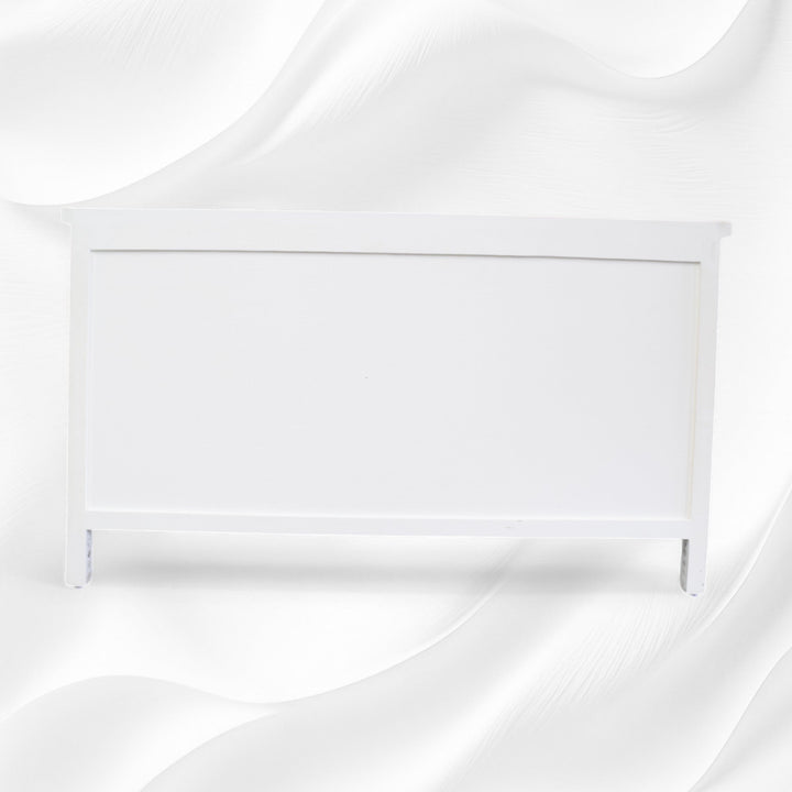 White Mother Of Pearl Inlay Chest Of 7 Drawers Large